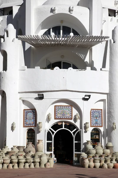 Budova v hammamet, Tunisko — Stock fotografie