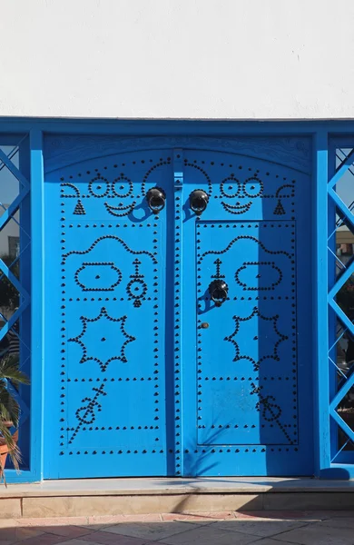 Дверь Сиди Бу Саида — стоковое фото