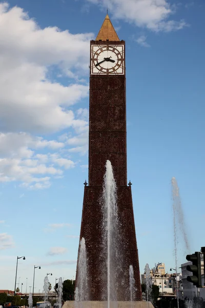 Башта годинника Тунісу — стокове фото