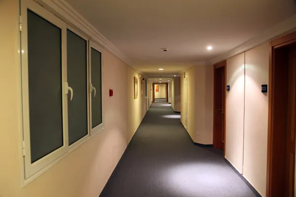 ホテルの廊下 — ストック写真