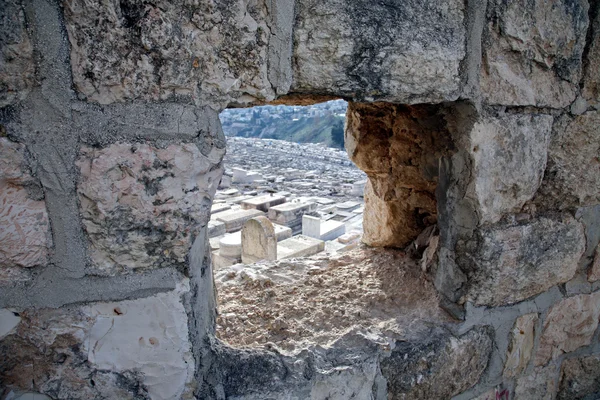 Cimetière juif sur le Mont des Oliviers — Photo