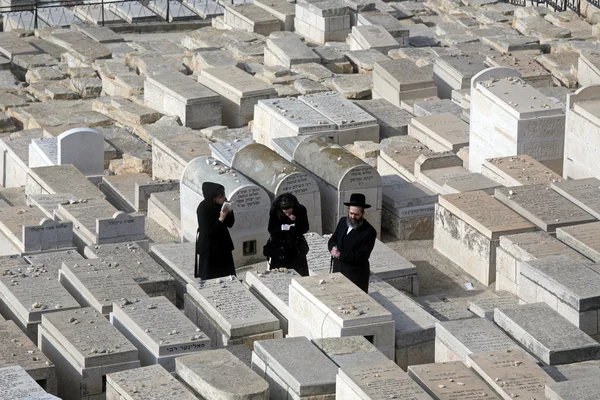 Monte de los Olivos cementerio judío — Foto de Stock