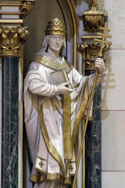 Saint Fabian, Zagreb cathedral — Stock Photo, Image