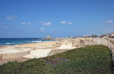 Antik şehir caesarea İsrail'den