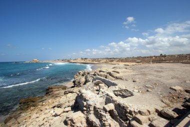 Antik şehir caesarea İsrail'den