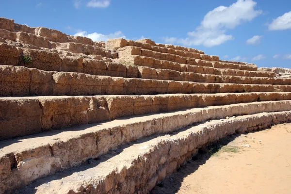 Ókori római Hippodrom Caesarea, — Stock Fotó
