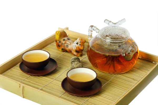 Зелений китайський чай — стокове фото
