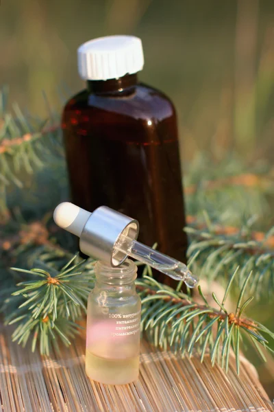 stock image Aromatic oil extract from fir