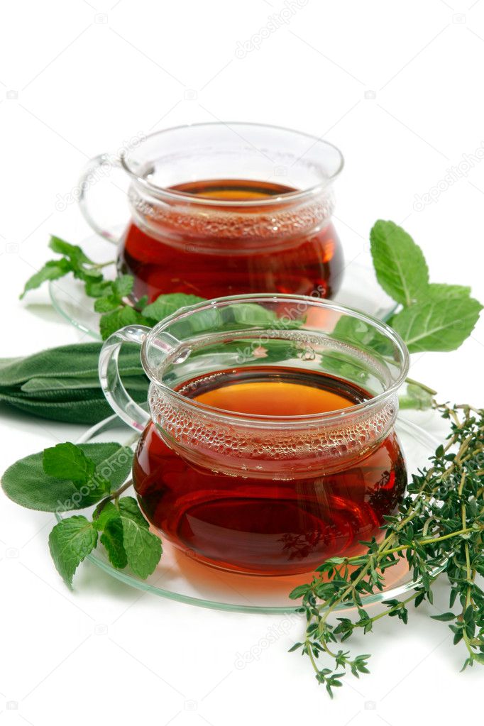 Tea with herbs