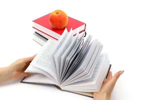 Female hands with book — Stock Photo, Image