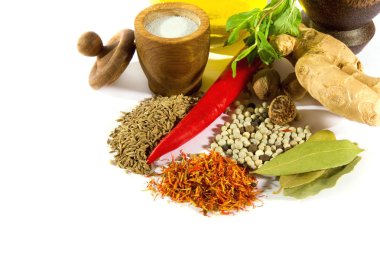 Spices and herbs clipart