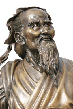 Statue of Confucius clipart