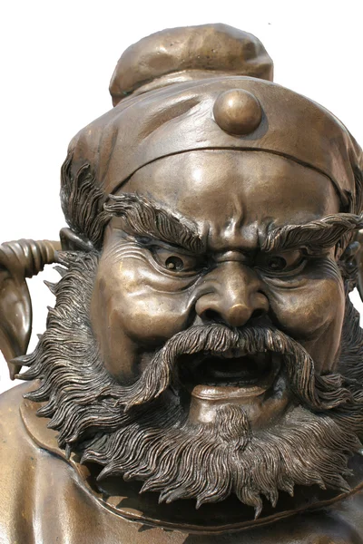 퓨 리 어스 남자의 동상 — 스톡 사진