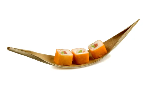 Ton balığı ile Japon rulo — Stok fotoğraf