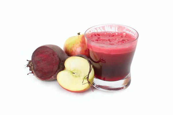 Apple and beet vegetable juice — Stock Photo, Image