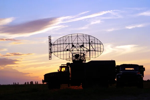 Mobile satellite communication — Stock Photo, Image