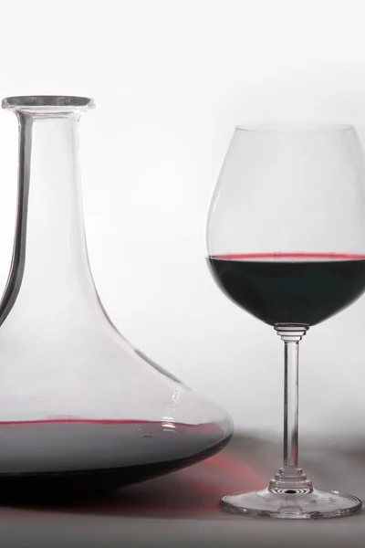 stock image Wine and Decanter