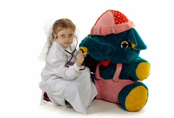 Маленький врач — стоковое фото