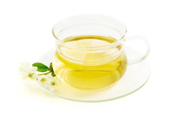 Трав'яний чай з лимоном — стокове фото