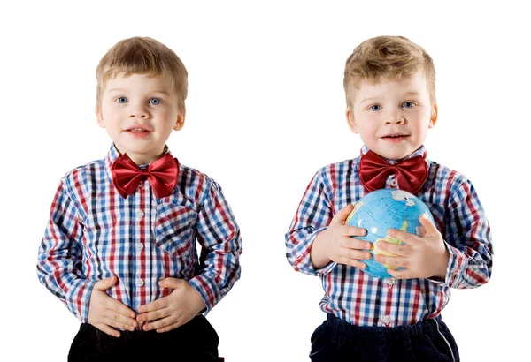 Chlapce-dvojčata Stock Fotografie