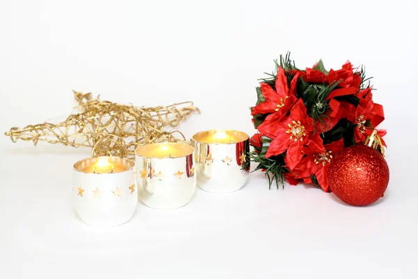 Karácsonyi dekoratív kompozíció — Stock Fotó