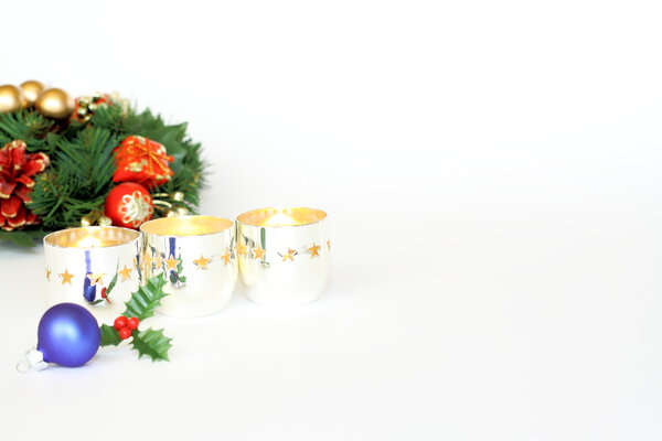 Рождественская декоративная композиция
