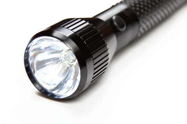 Shining flashlight — Stock Photo, Image