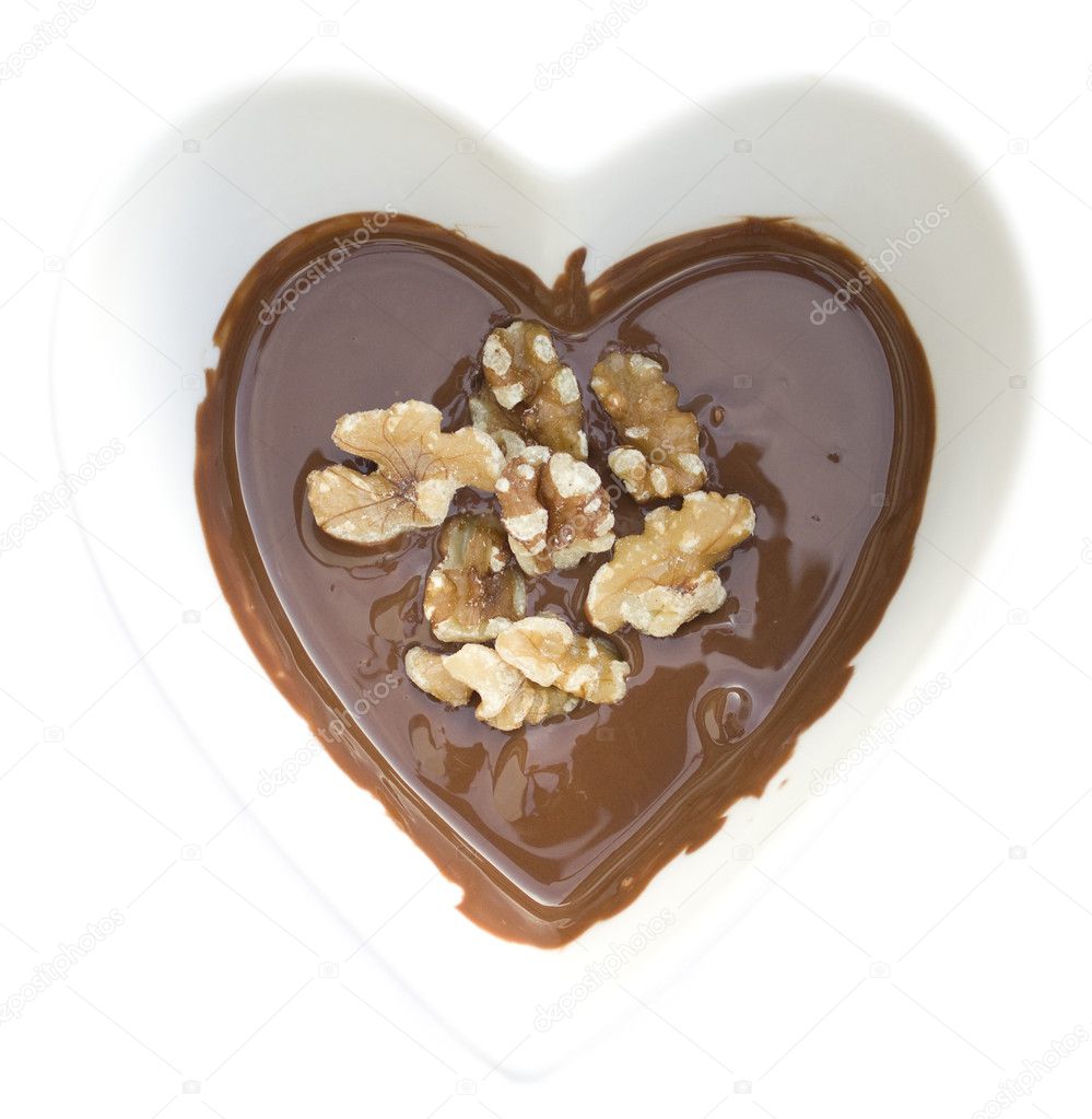 I heart chocolate and walnuts