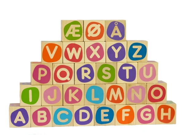 Norwegian alphabet — Stock Photo, Image