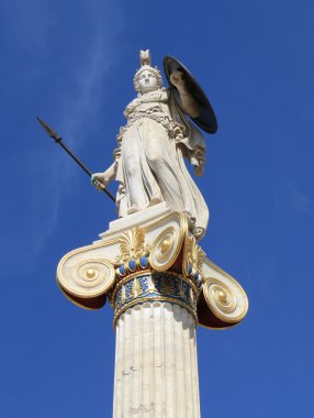 Statue of Athena in Greece clipart