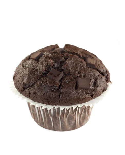 Doppelter Schokoladenmuffin — Stockfoto
