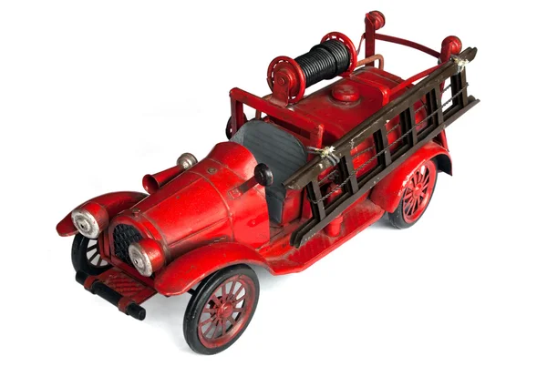 Motor de fogo de brinquedo antigo — Fotografia de Stock
