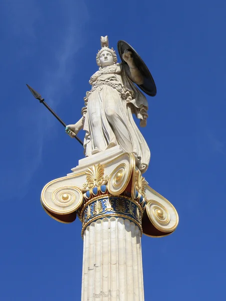 Estatua de Atenea en Grecia — Foto de Stock