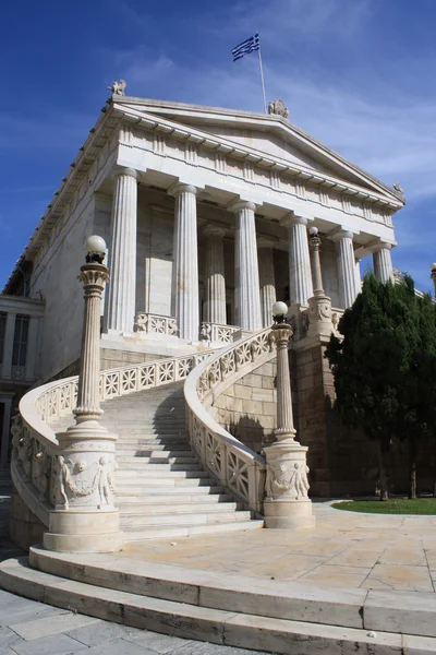 Национальная библиотека Афин — стоковое фото