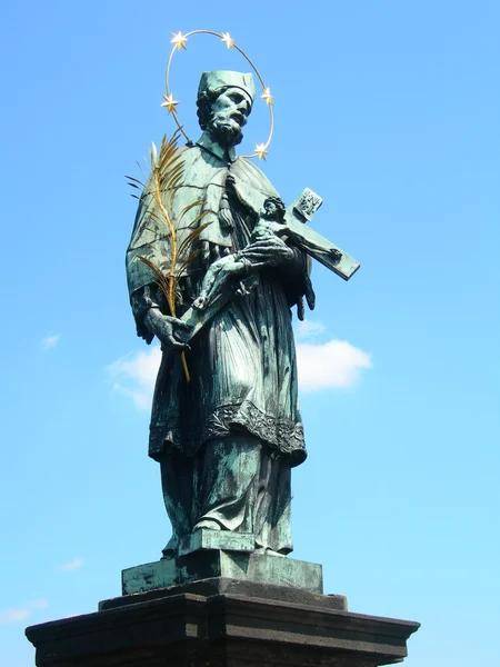 Jana Nepomucena na Most Karola, — Zdjęcie stockowe