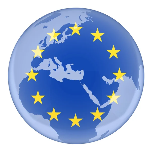 ЕС и земля — стоковое фото