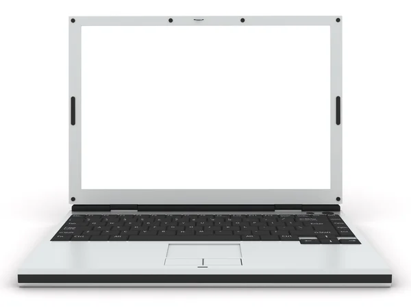 Laptopa puste — Zdjęcie stockowe