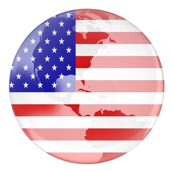 USA and earth — Stock Photo, Image