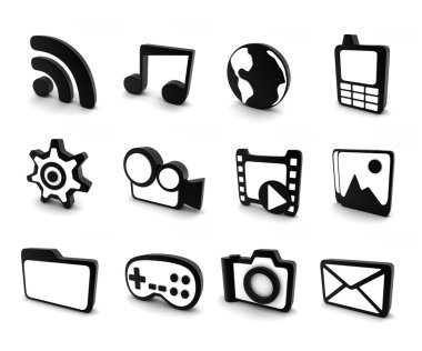 Icon 3d clipart