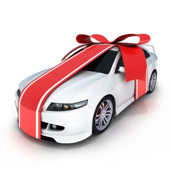 Geschenk auto — Stockfoto