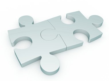 Puzzle double clipart