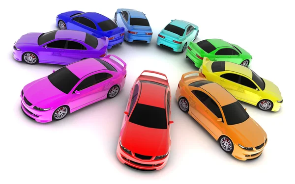 Kolor samochodu — Zdjęcie stockowe