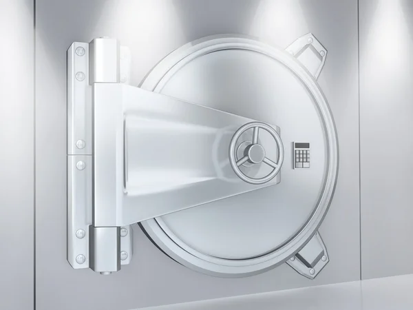 Metallic door — Stock Photo, Image