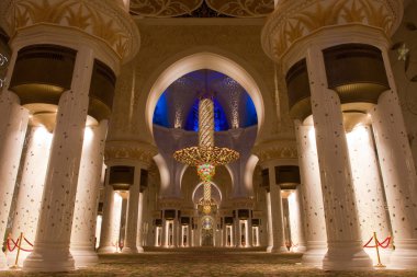 Şeyh zayed camii Abu dhabi 'de, uae