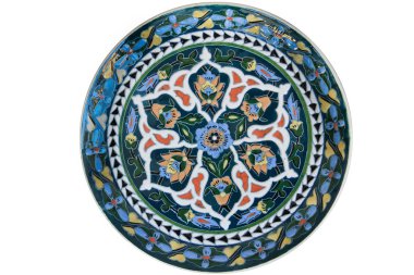 Turkish tile plate clipart