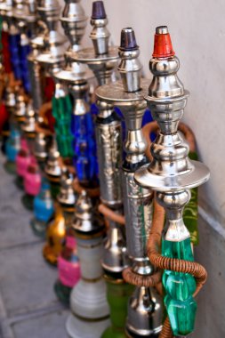 Hookahs (water pipes) in Doha Qatar clipart