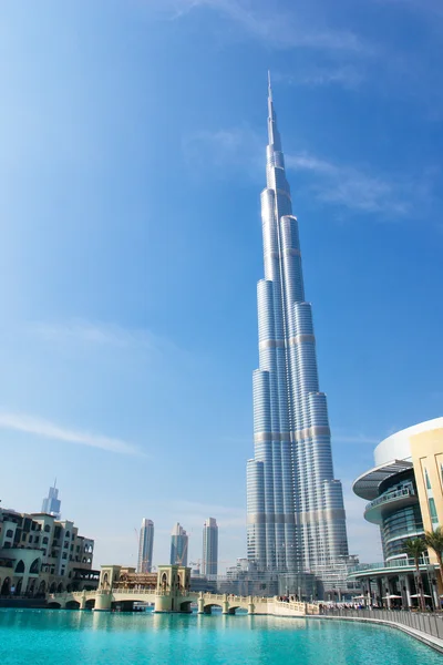 Dubai Burj Khalifa (Dubai) Tower - Emiratos Árabes Unidos —  Fotos de Stock