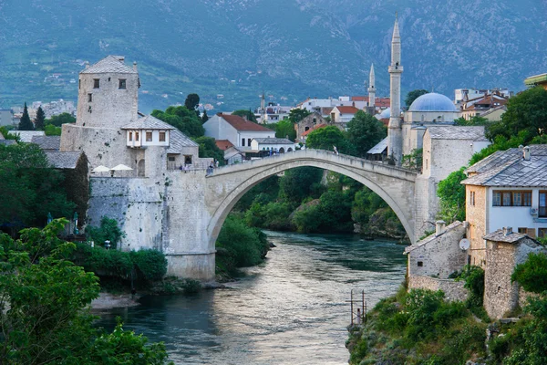 Mostar Köprüsü - Bosna Hersek — Stok fotoğraf