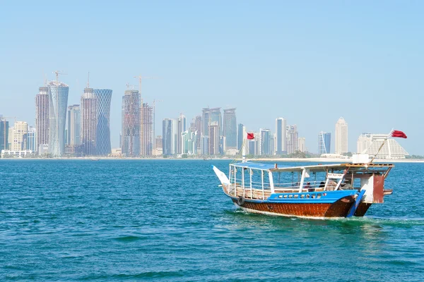 도 하-카타르의 수도 인 도시 — 스톡 사진