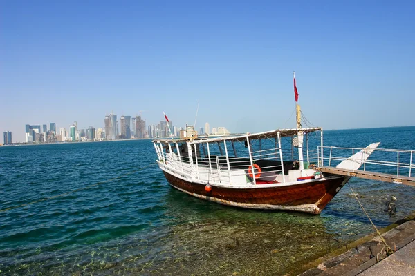 Doha - qatar huvudstad staden — Stockfoto